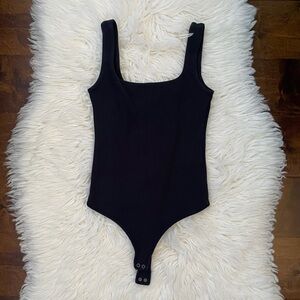 Abercrombie Black Squareneck bodysuit